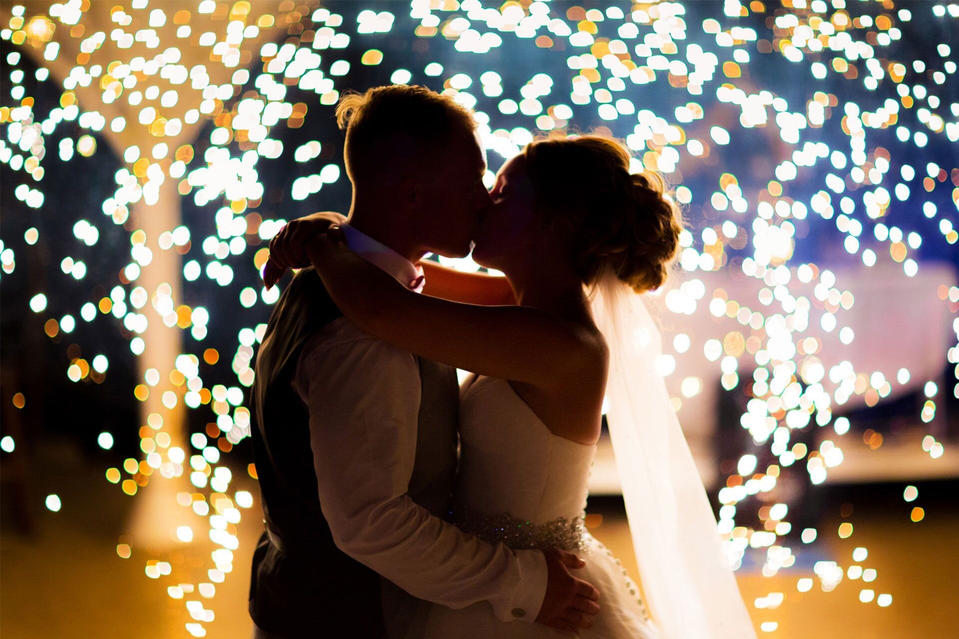 Best of Cyprus Weddings - Wedding Fireworks &amp; Letter lights