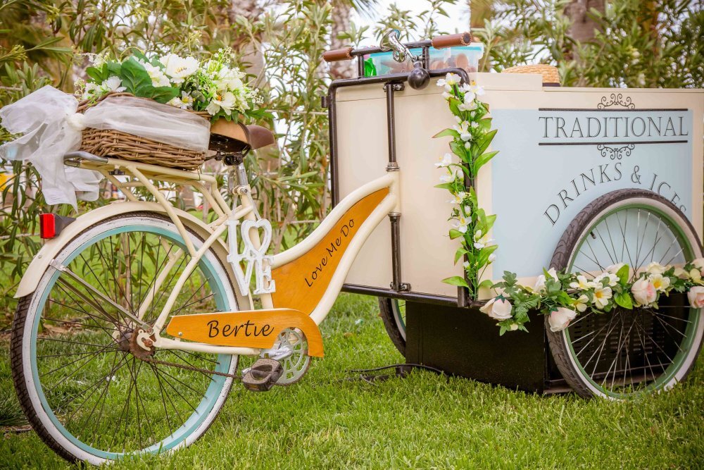 Best of Cyprus Weddings - Ice cream tricycle