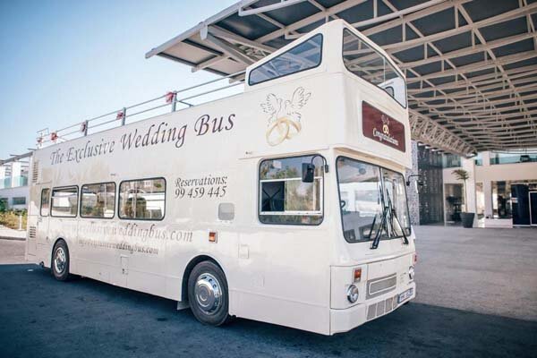 Best of Cyprus Weddings - Wedding Transport Bus