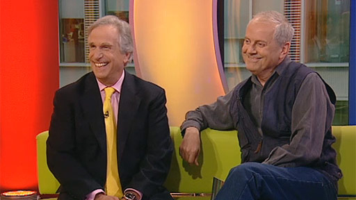 With Henry 'The Fonz' Winkler on The One Show