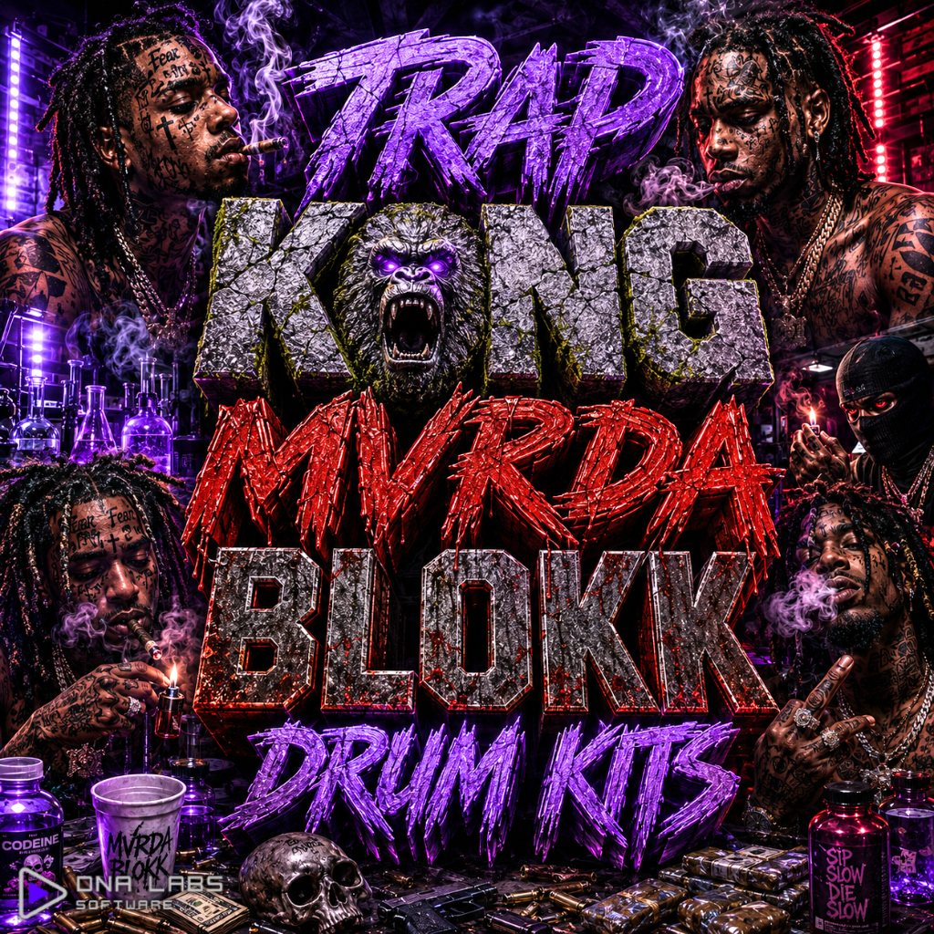 Trap Kong MVRDA BLOKK Drum Kits