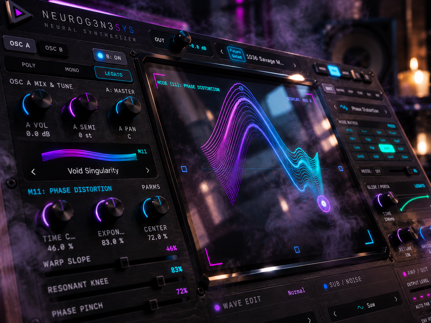 NEUROG3N3SYS - Neural Synthesizer VST3/Au Mac Only