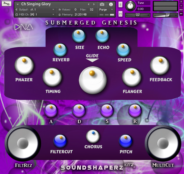 submerged genesis kontakt instrument dna labs software