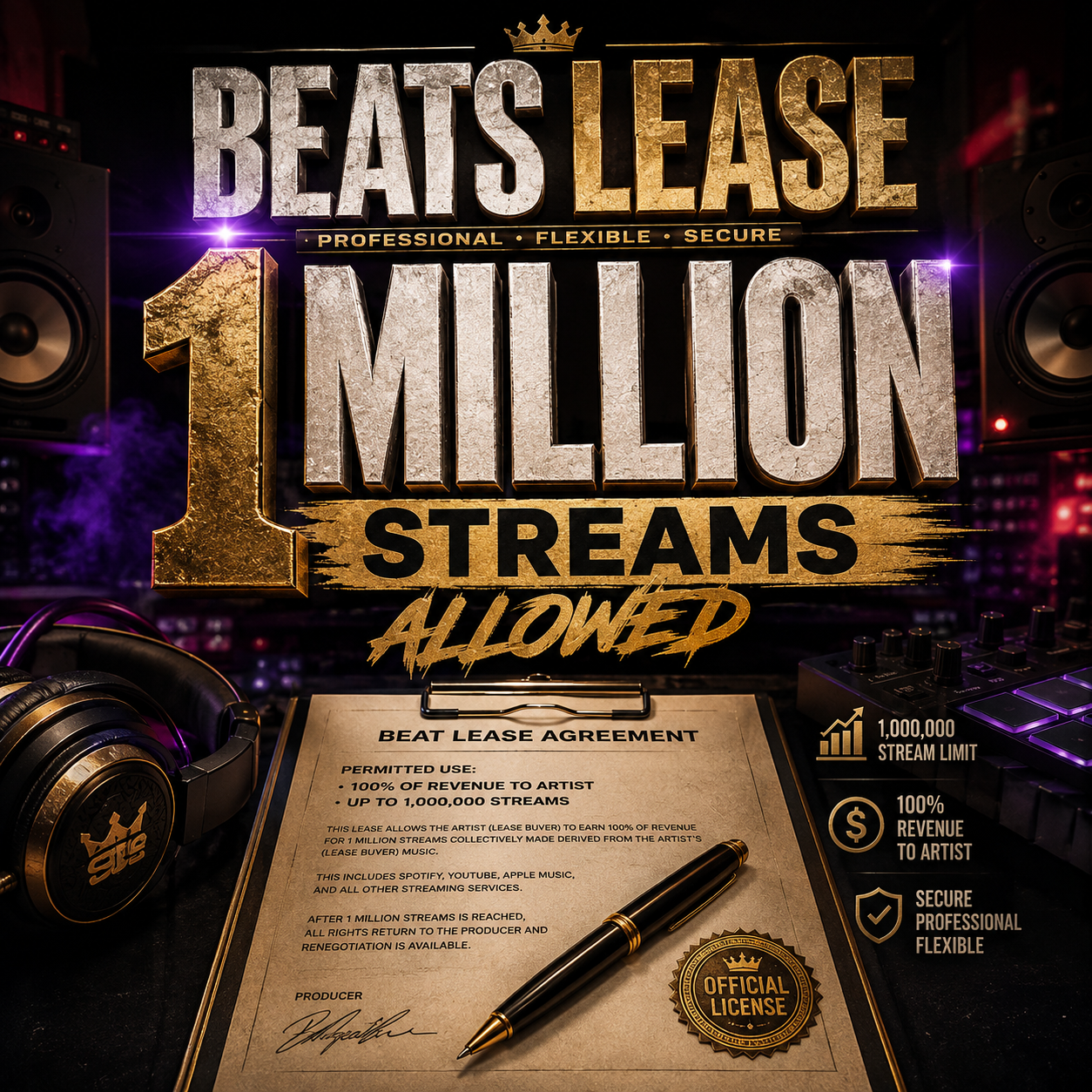ADD THIS LEASE -If You Plan To Use The Beat Commercially.