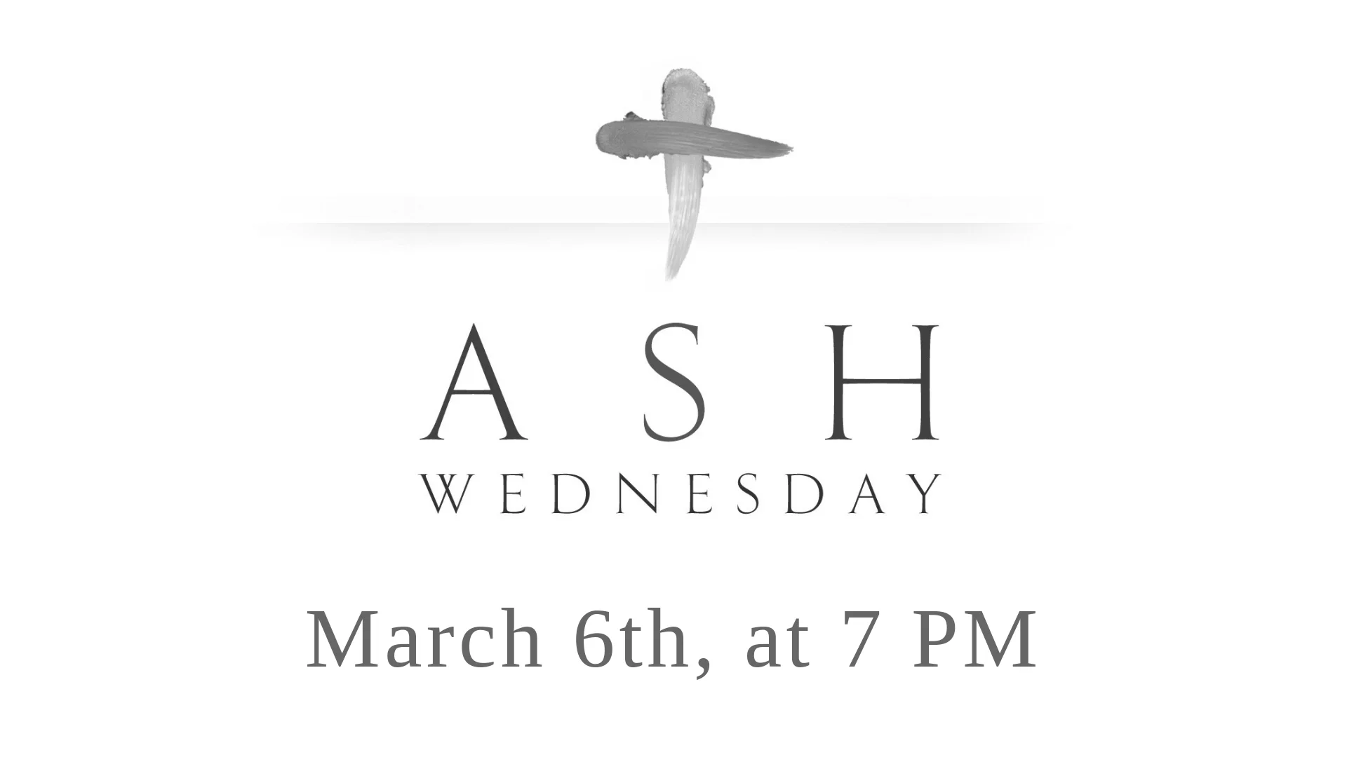Ash Wednesday