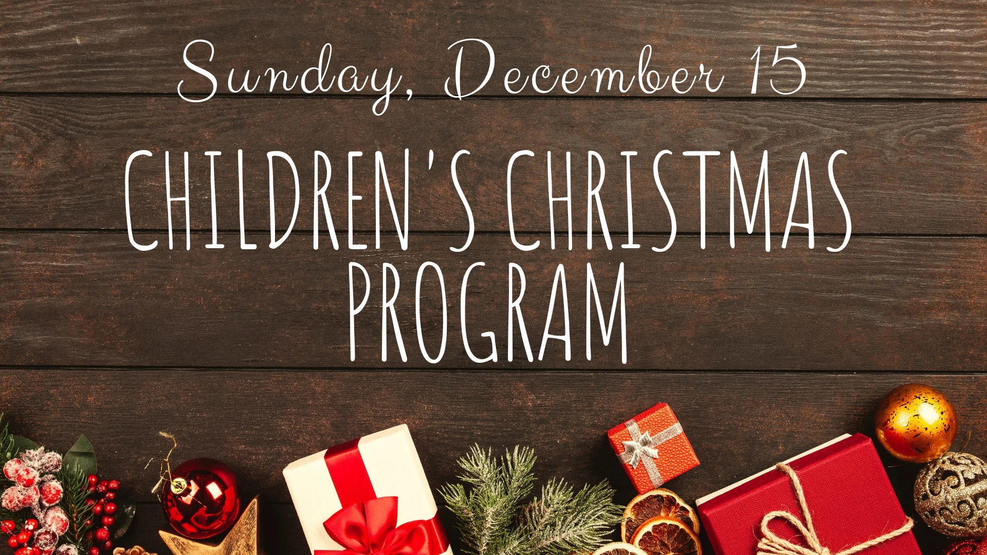 Children's Christmas Play