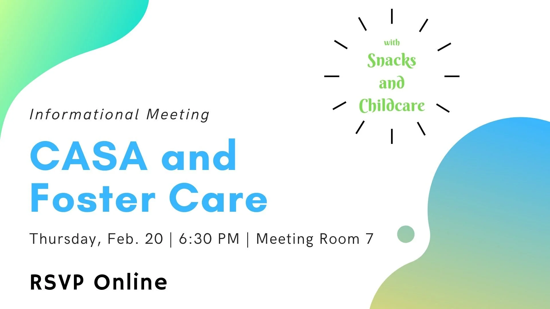 CASA and Foster Care Informational Meeting