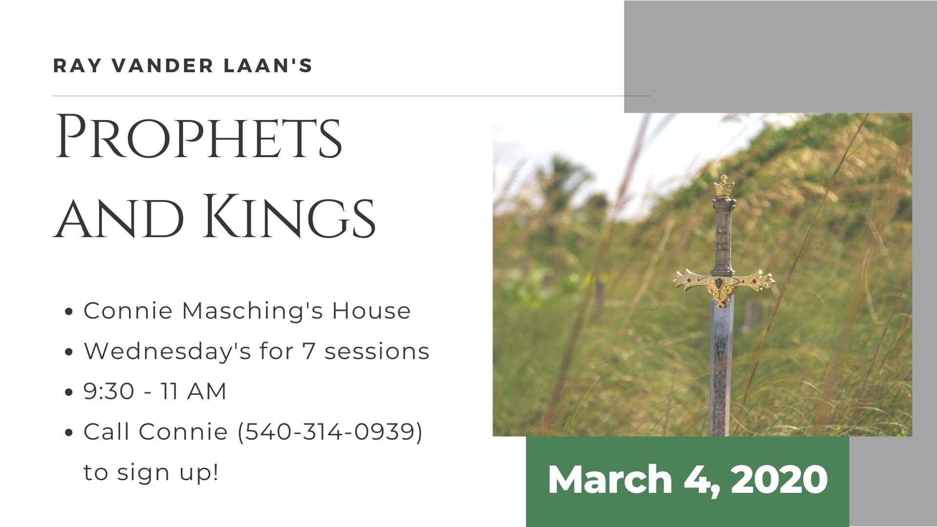 Prophets and Kings by Ray Vander Laan