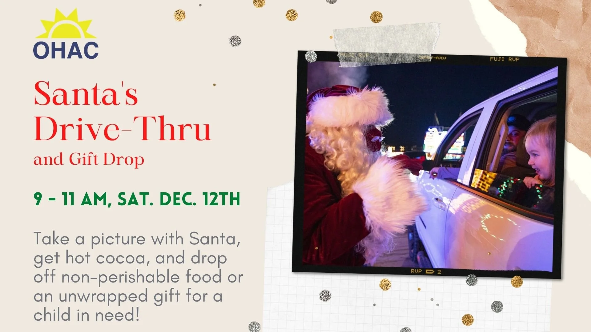 Santa's Drive-Thru and Gift Drop