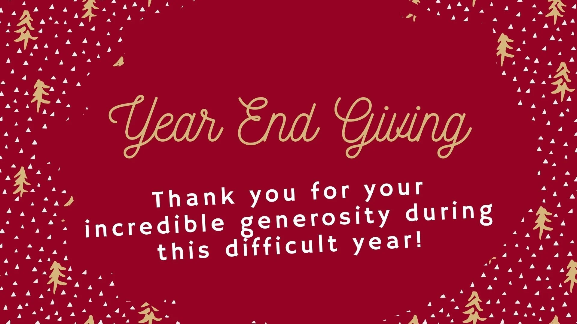 Year End Giving