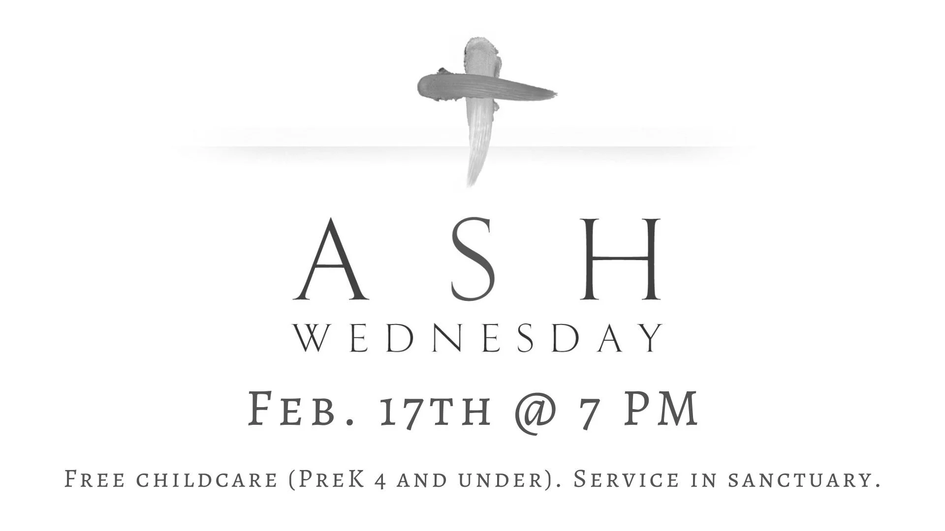 Ash Wednesday