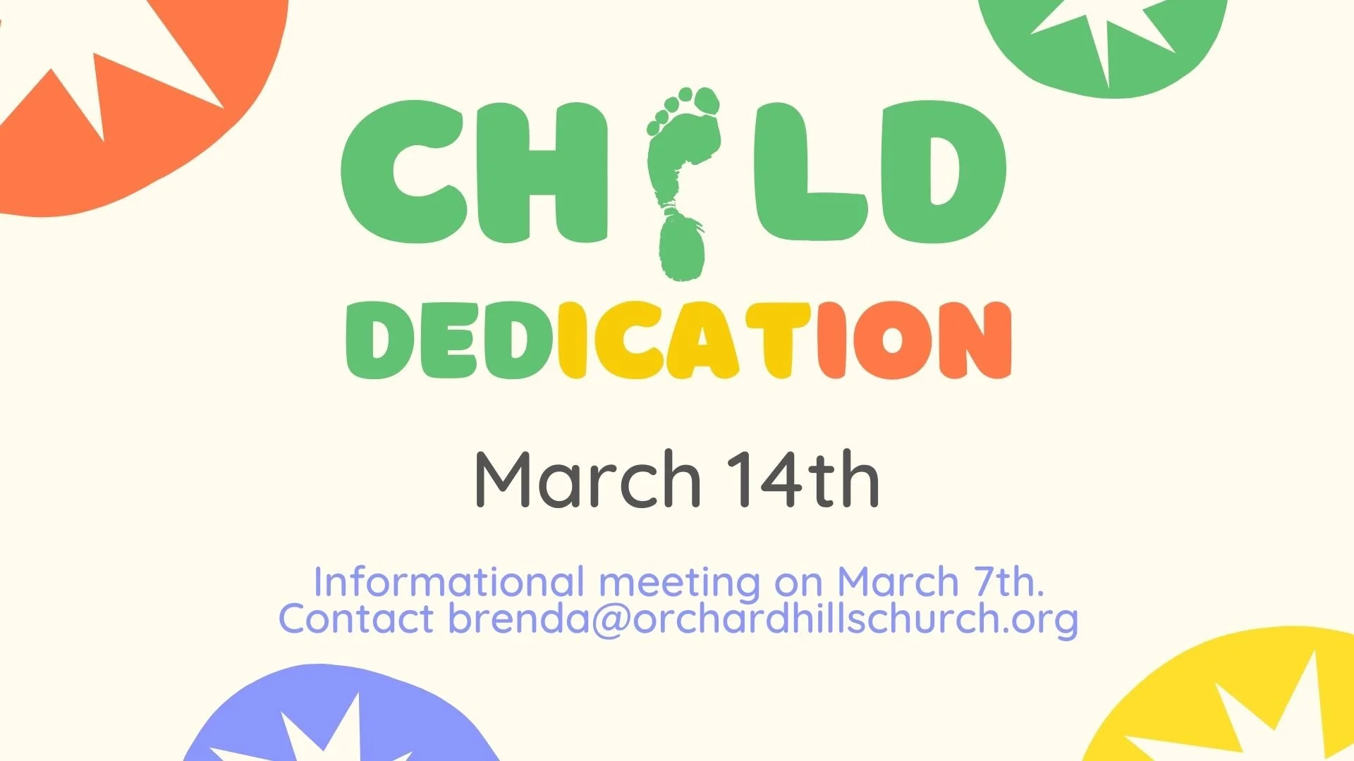 Child Dedication