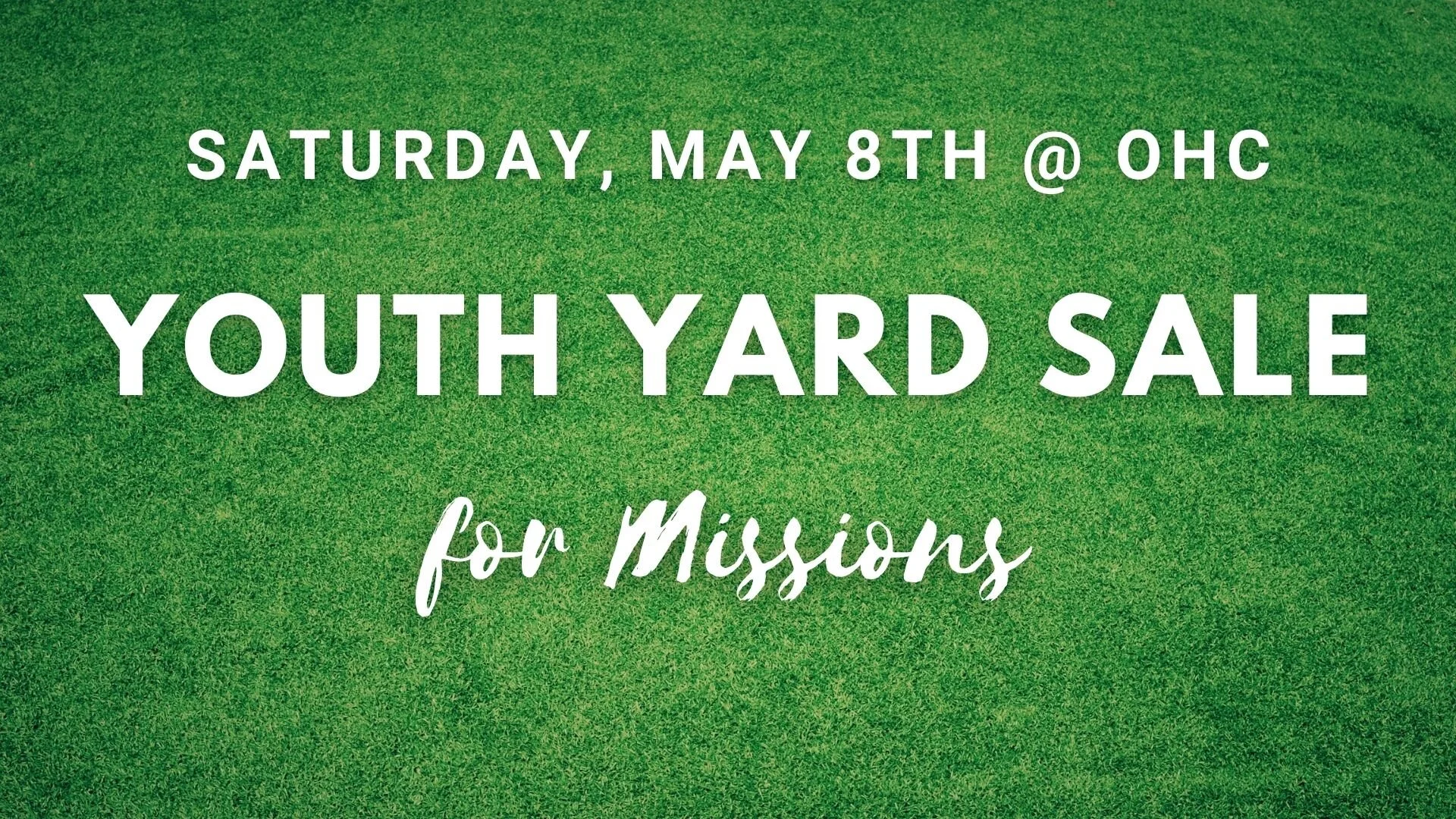 Youth Yard Sale