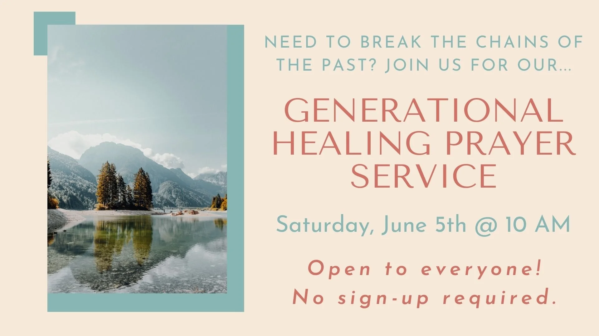 Generational Healing Prayer Service
