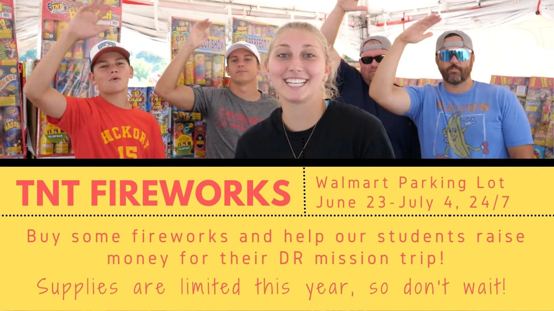 TNT Fireworks Tent