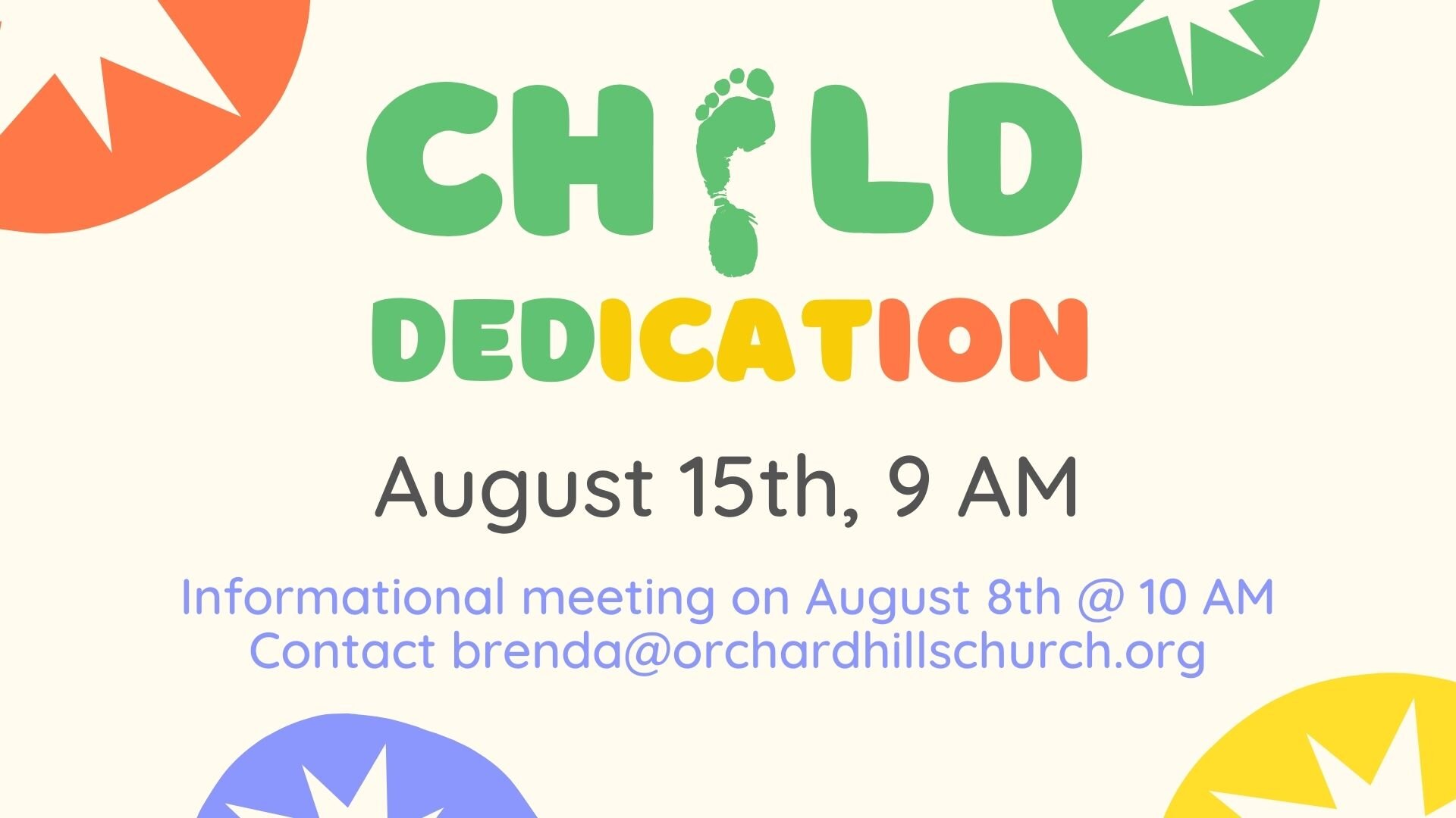 Child Dedication