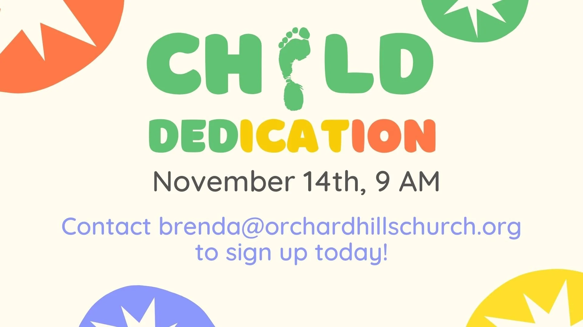 Child Dedication