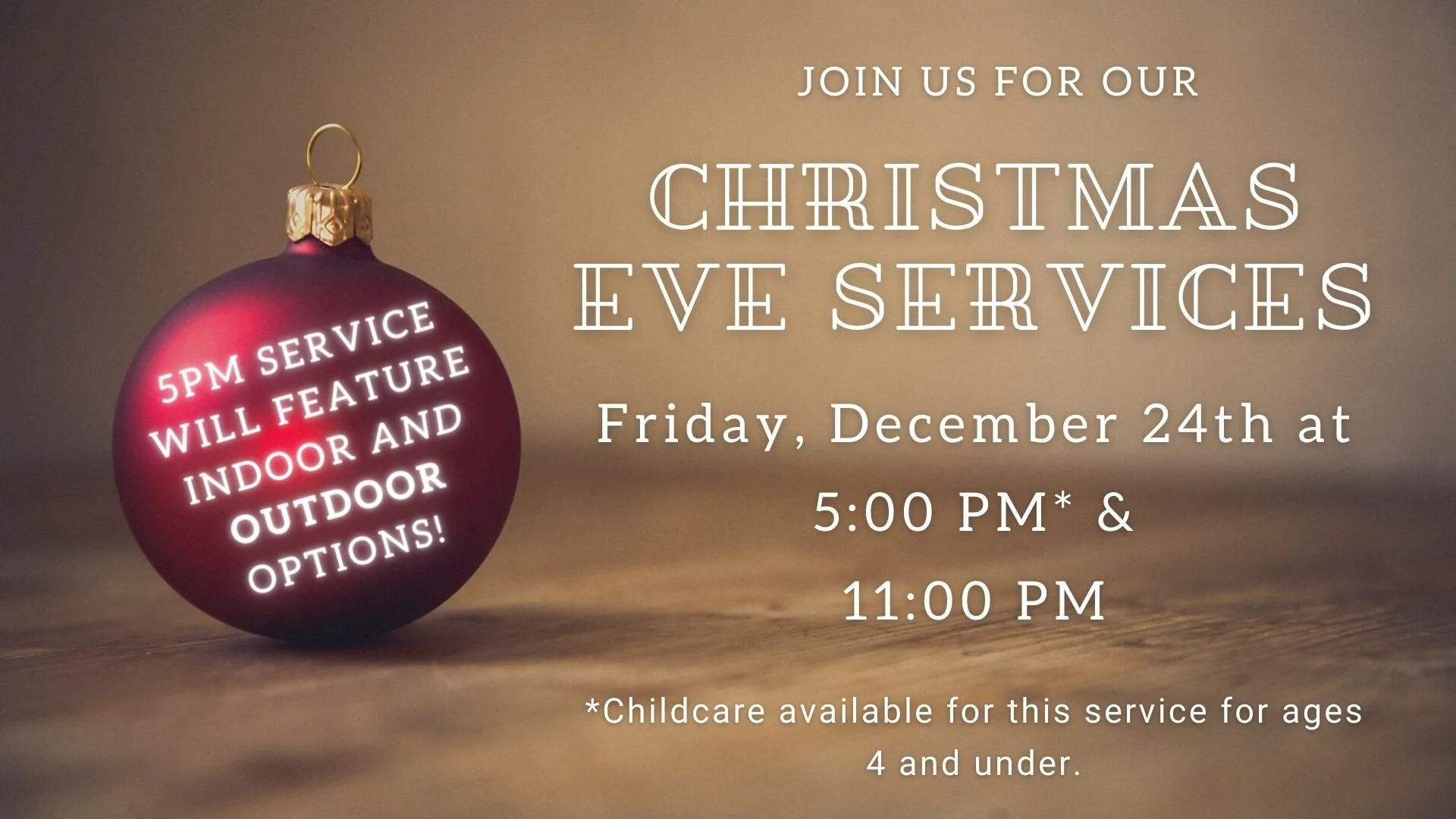 Christmas Eve Service