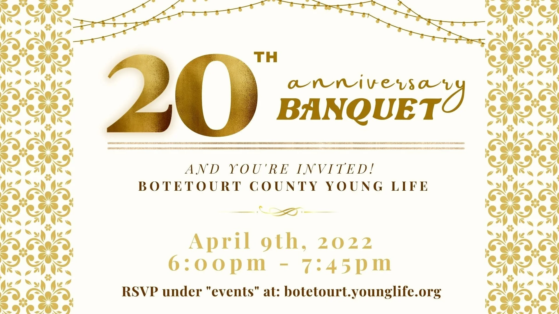Botetourt Young Life 20th Anniversary Banquet