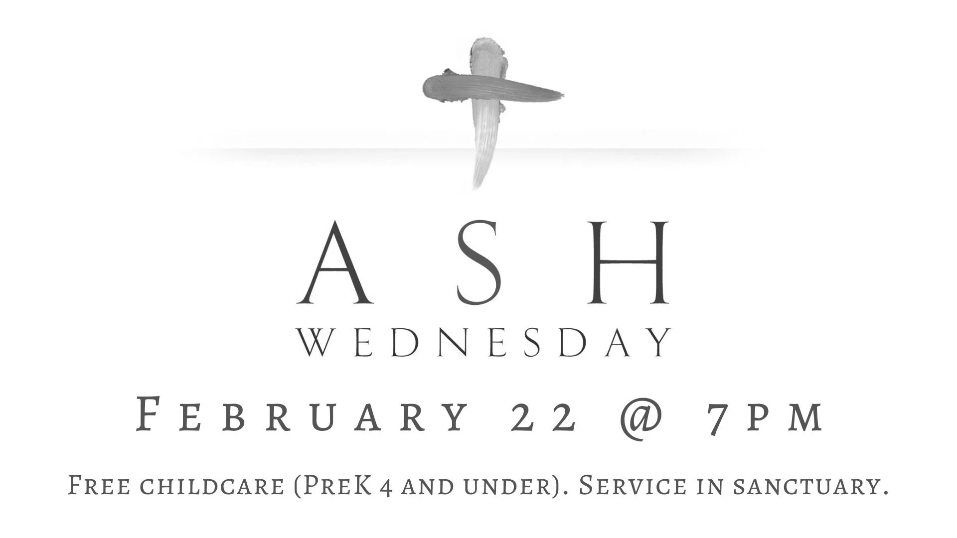 Ash Wednesday