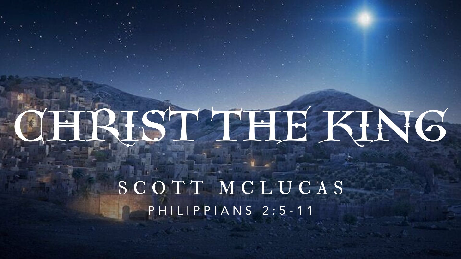 Scott McLucas (Sermon Only)