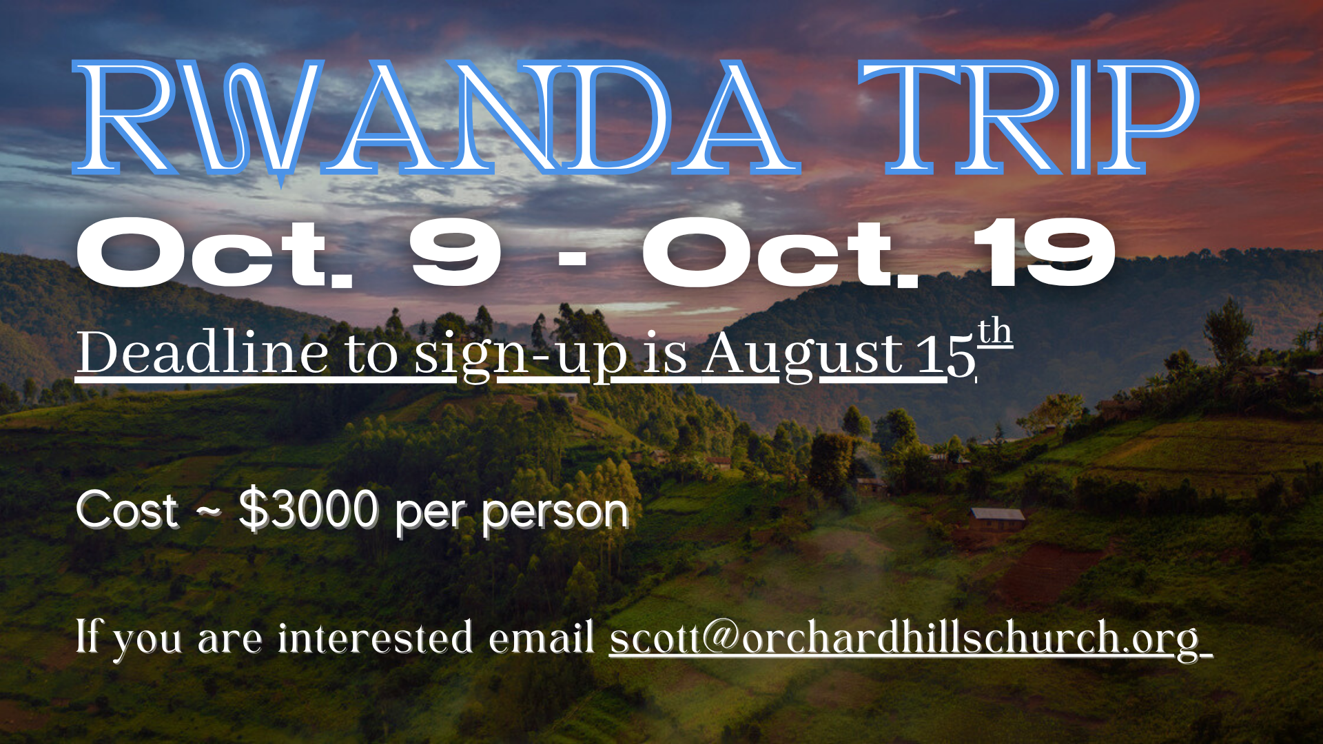 Rwanda Mission Trip