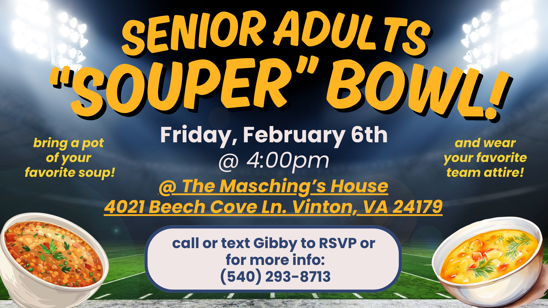 Senior Adults "Souper" Bowl