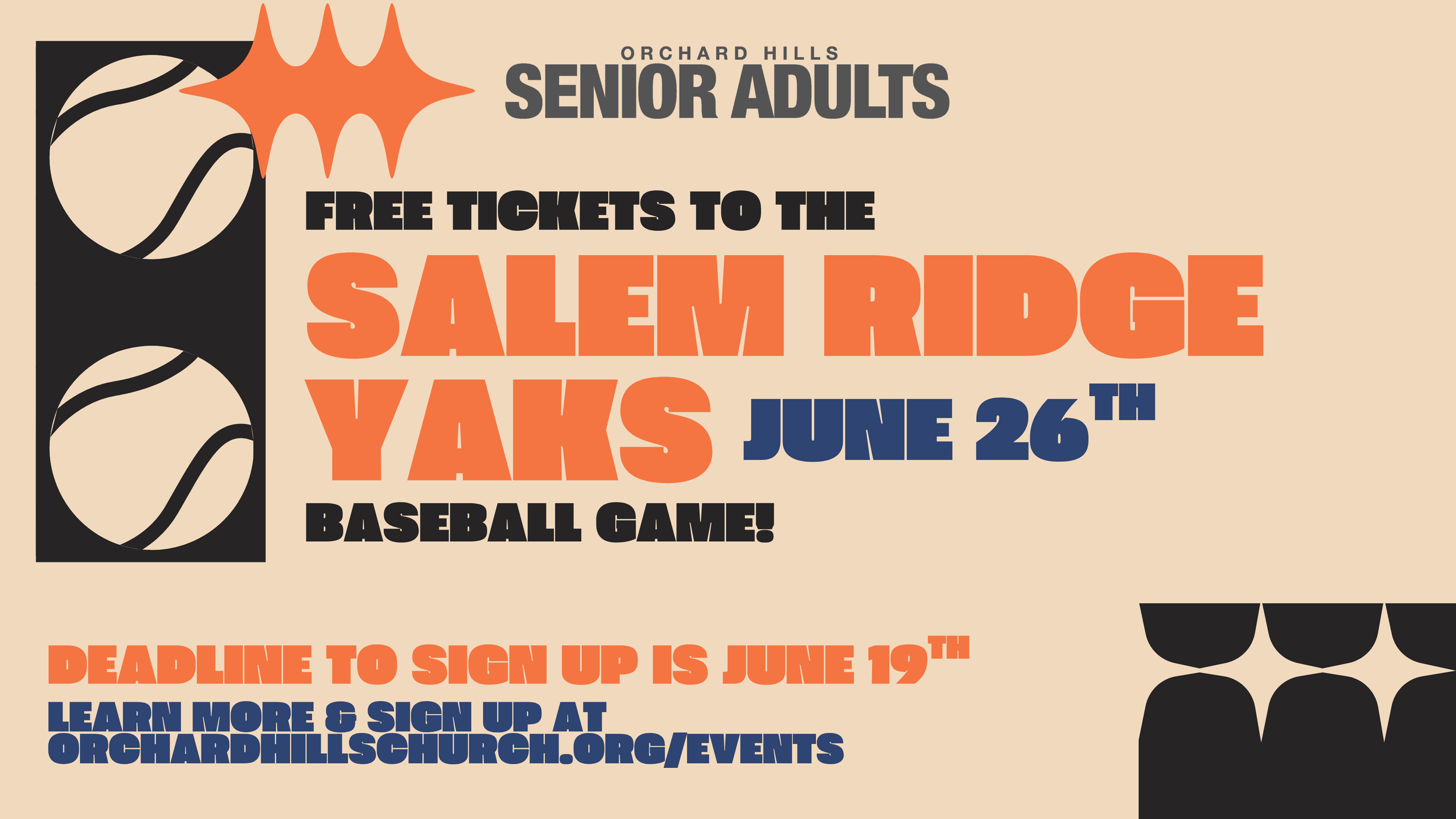 Senior Adults Baseball Game