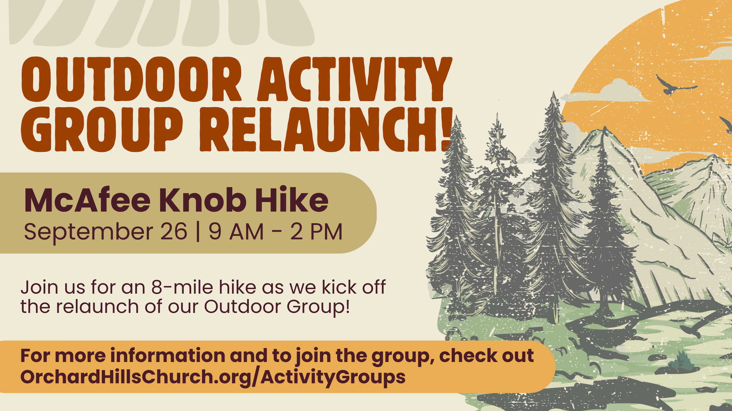 OHC Outdoors Kickoff Hike