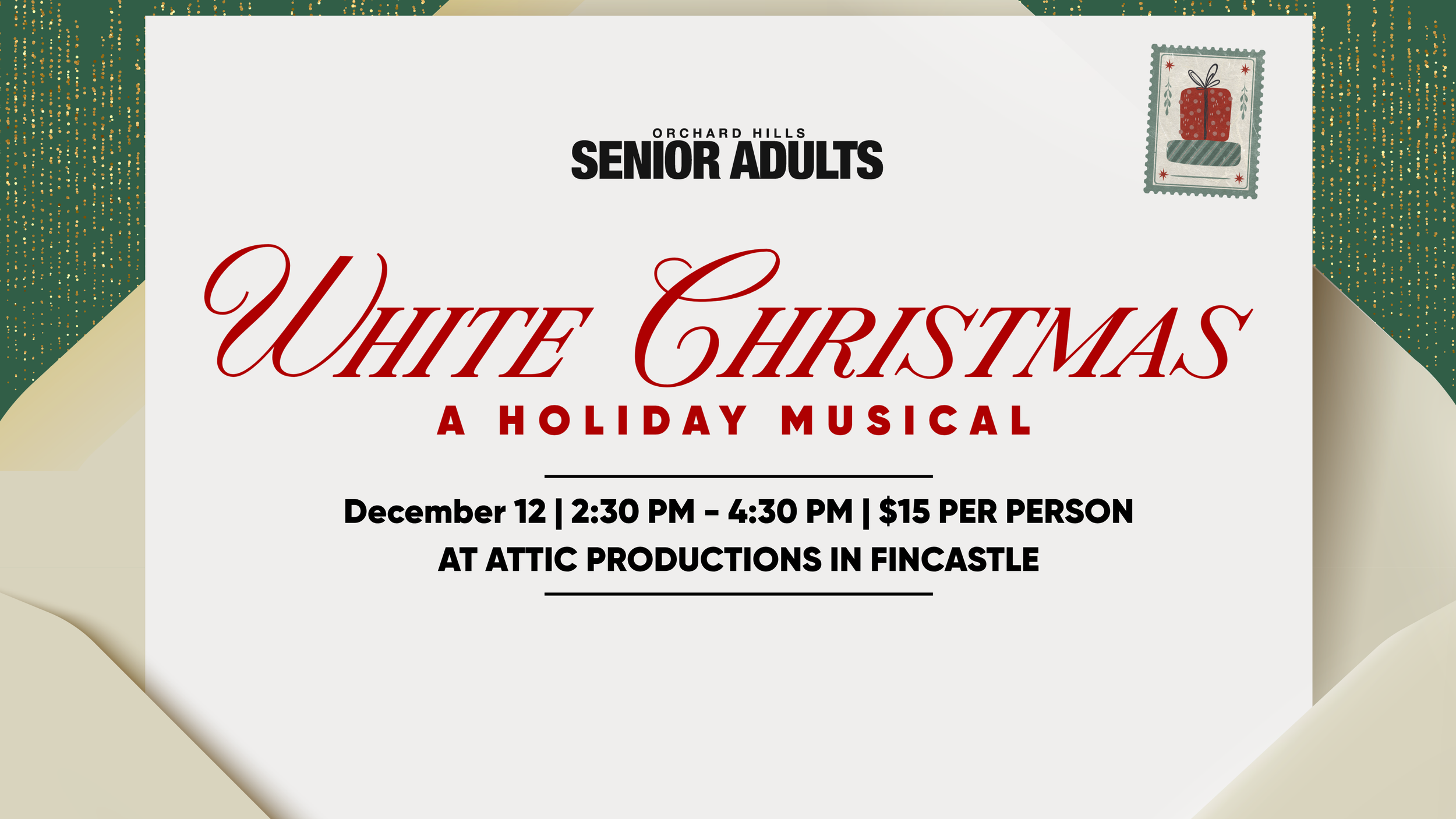 Senior Adults: White Christmas: A Holiday Musical 