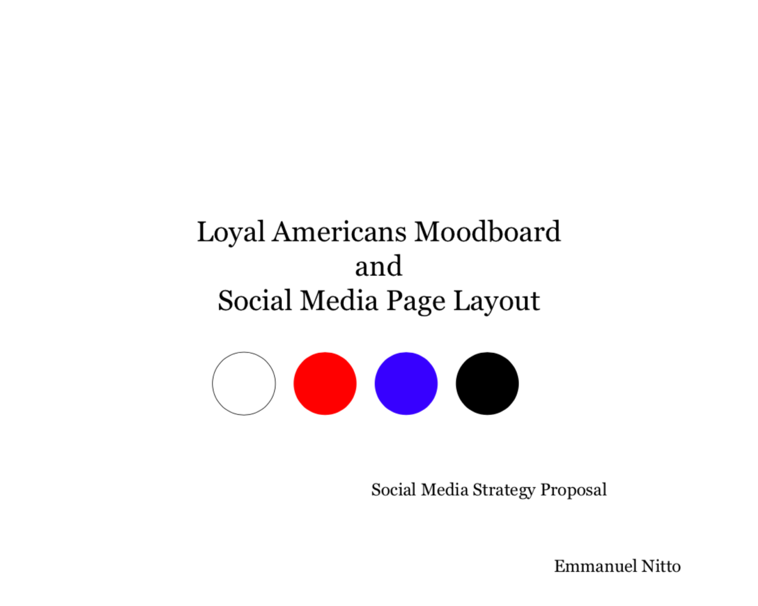 Loyal Americans Social Media Consulting