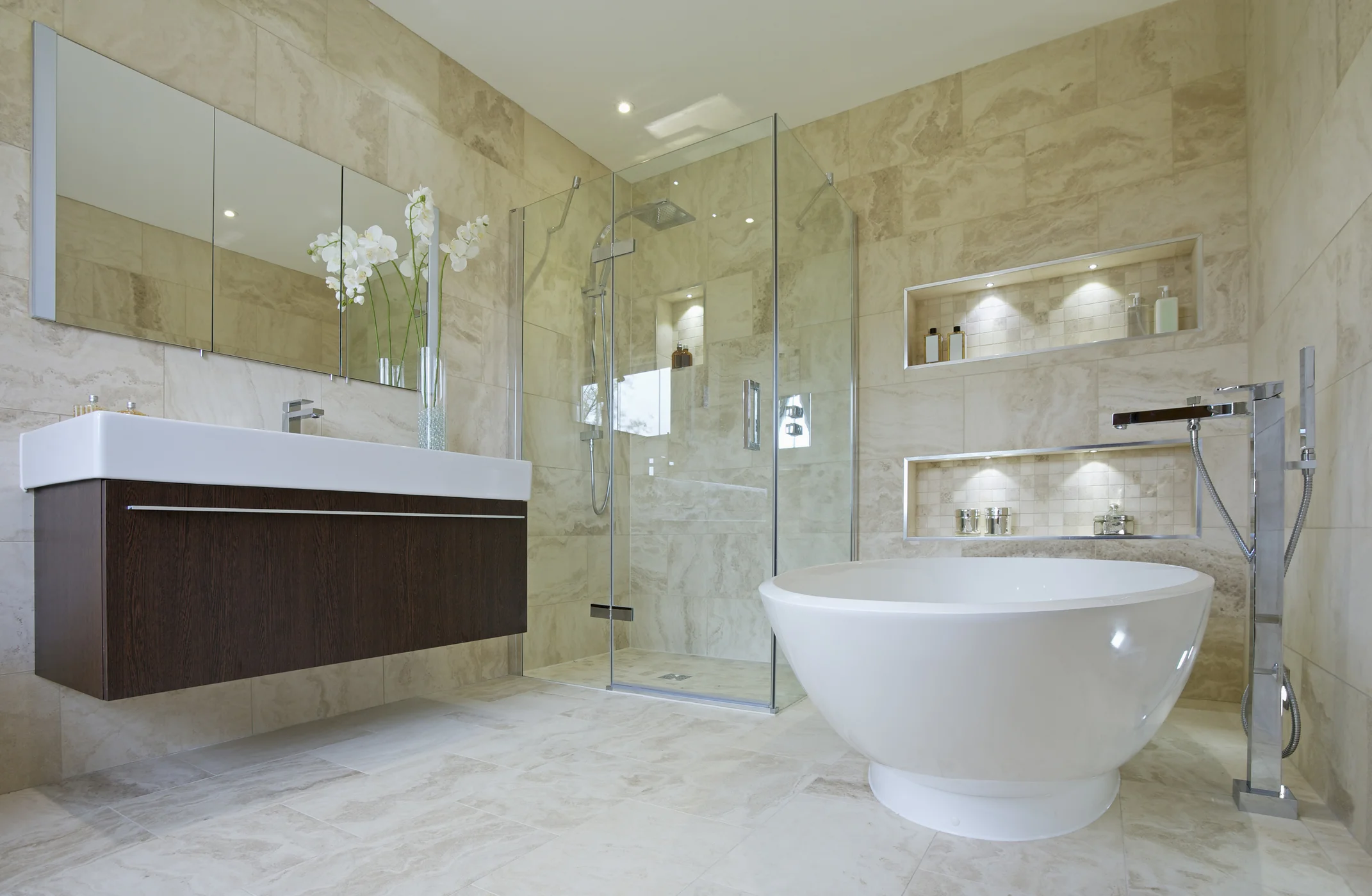 Beautiful master bathroom.