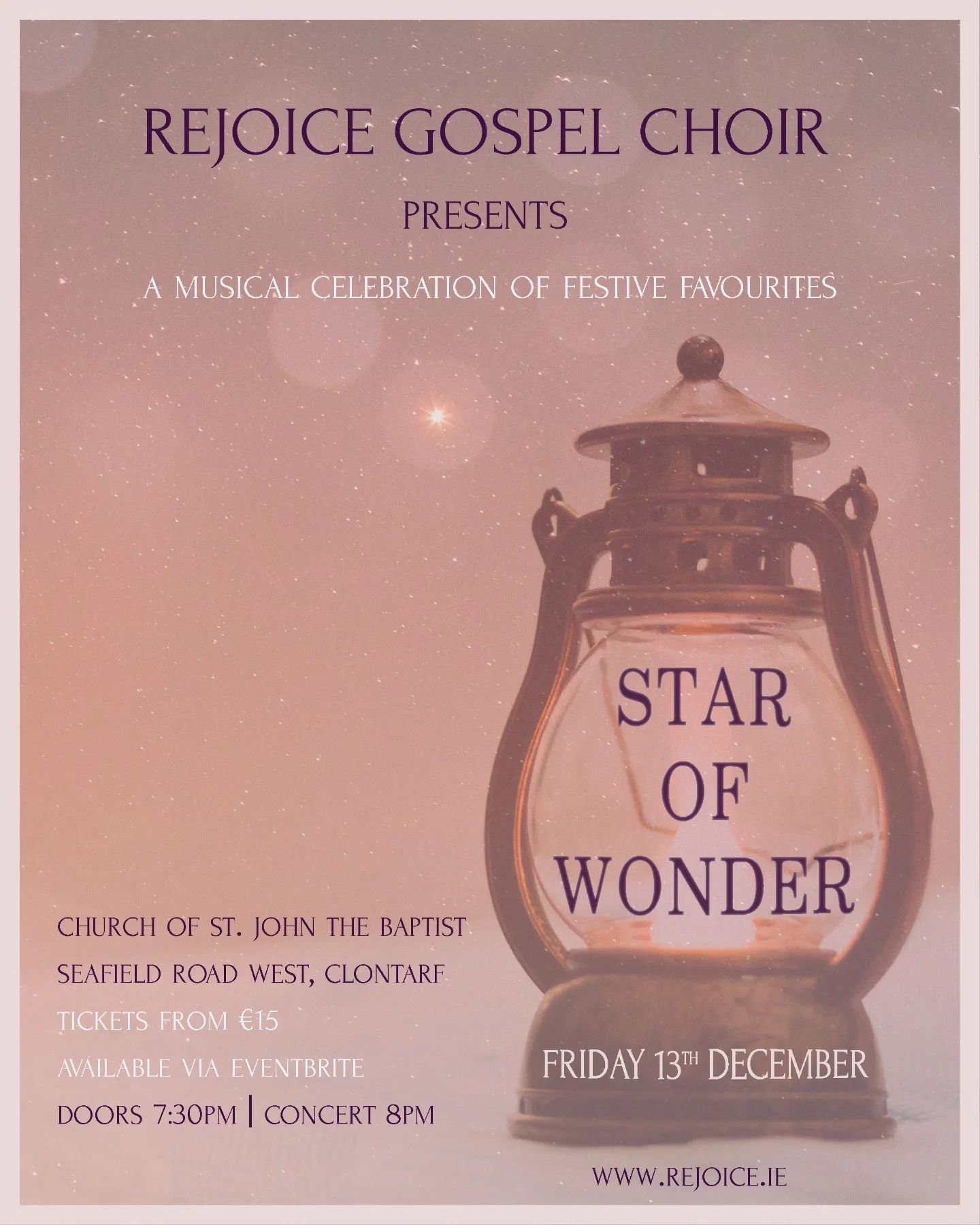 ✨ It's time! ✨ Join us in the beautiful surroundings of The Church of St. John the Baptist, Clontarf on Friday 13th December for our annual Christmas celebration!

Featuring unique arrangements of your favourite carols, we are so excited to announce 