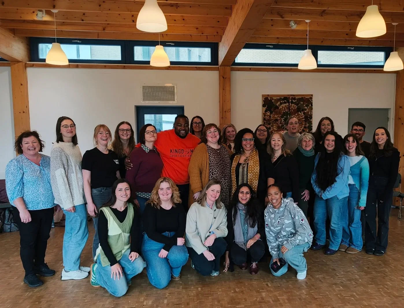 Wow! What an amazing day we've had! Thank you so much to the incredible Volney &amp; Angel Morgan for making the trip across the pond to work with us today. It was such an inspiration to sing with and learn from you. ✨ 

@volneymorgan @angelifemorgan