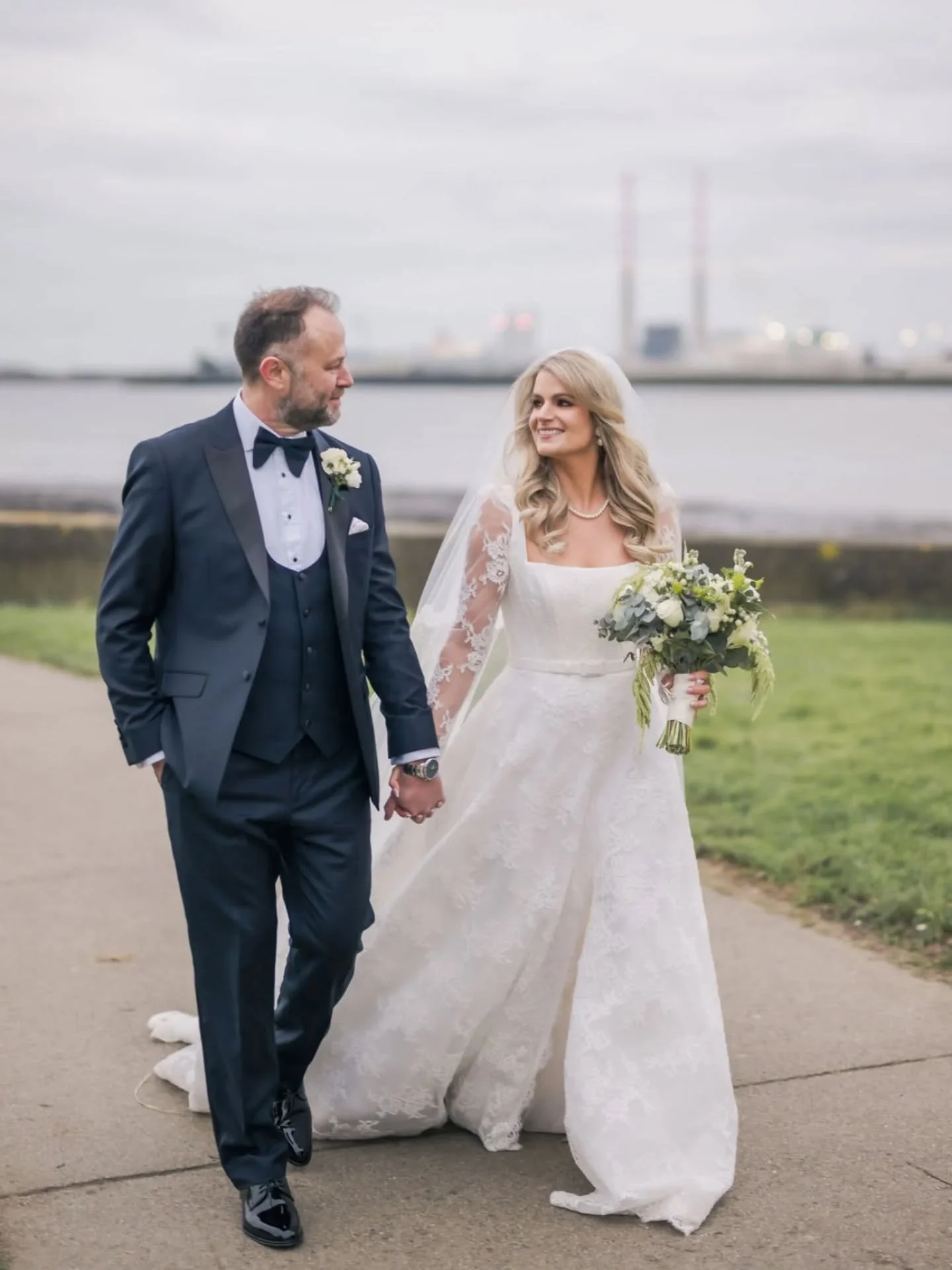 What a beautiful couple! Linda &amp; Paul's wedding day was just as gorgeous as they are. From their intimate, personal ceremony led by the fantastic Ruth Scott (@ruthscottceremonies ) that made people laugh &amp; cry, to the magical surroundings of 