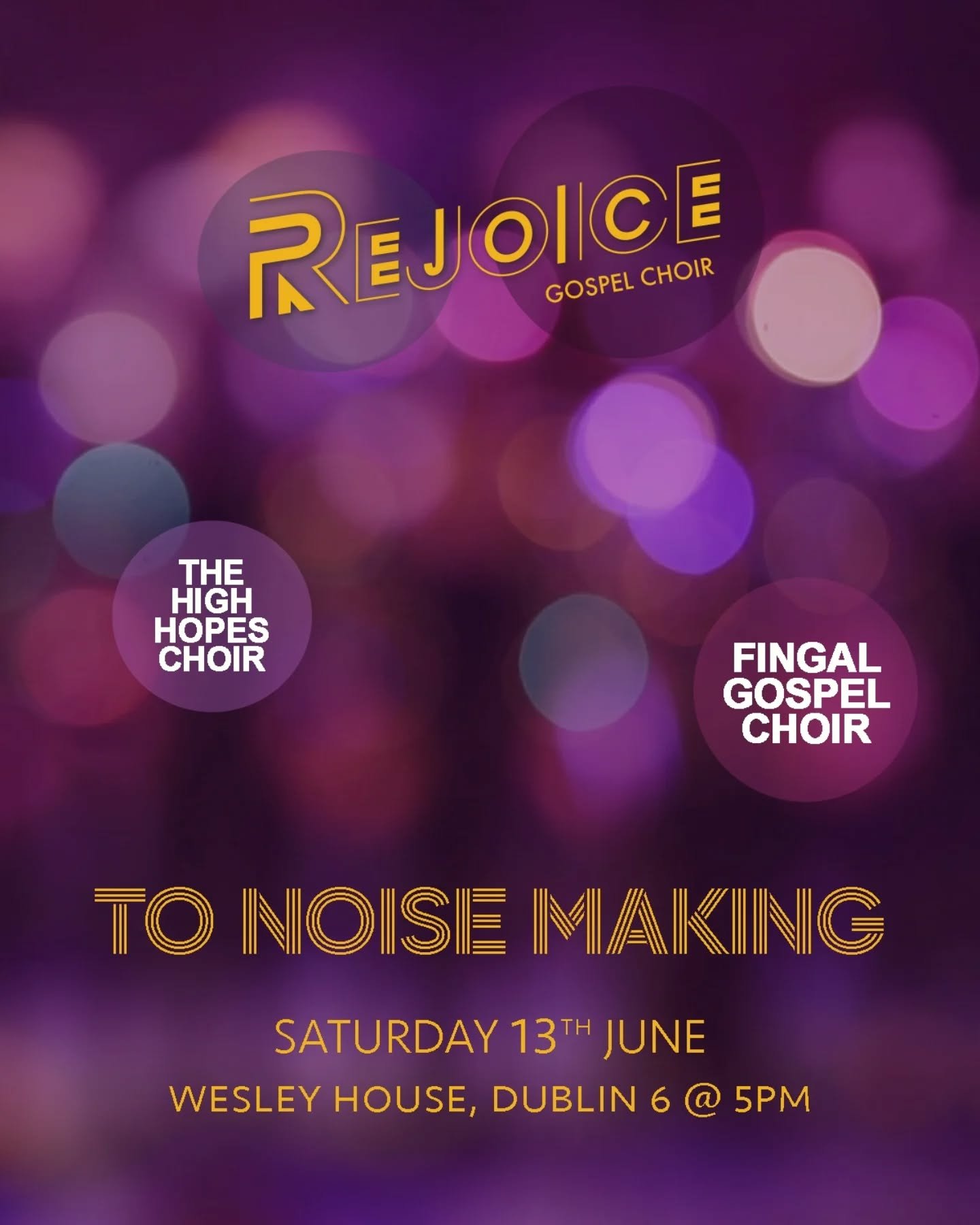 What are you doing on the 13th June? We know where we'll be... See you there! ✨ 

Tickets on sale now. Don't miss out!

. . .

#dublingigs
#dublinevents #choir #dublinmusic #gospelchoir