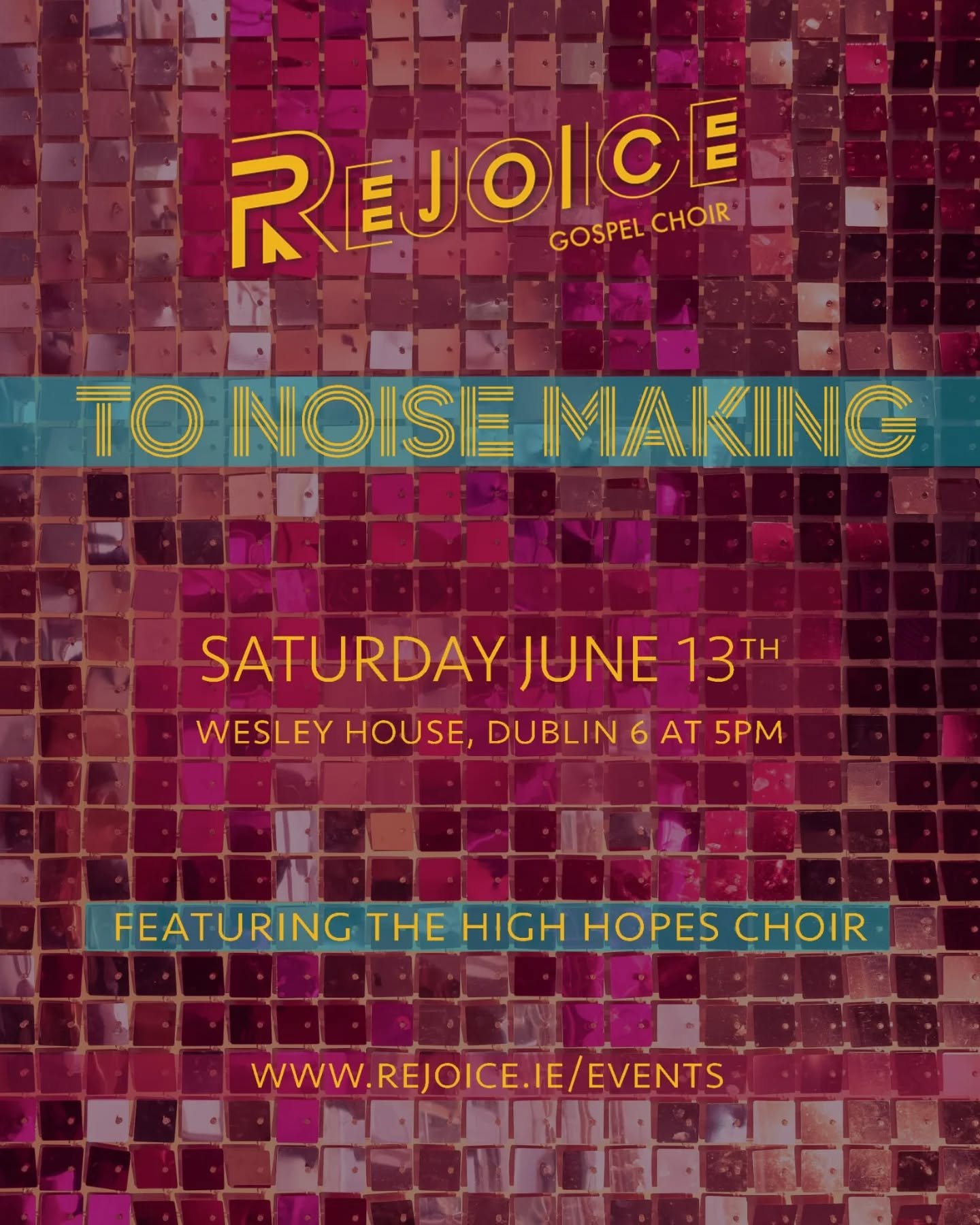 Just one week left...

We are counting down the days until our concert next week! 🗓️ 

Join us on Saturday 13th June at 5pm in Wesley House, Ranelagh, Dublin 6 for a spectacular evening of music! 

Forget any other festival lineup, THIS is the feel 