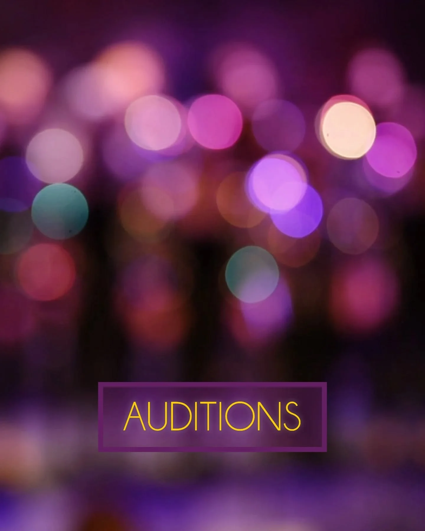 ✨ It's that time of year again! ✨

While we're prepping for our summer concert and wedding season, we're also getting ready for the year ahead, and that means: AUDITIONS!

We have an exciting lineup of projects for 2026/2027 (with more to be added) i