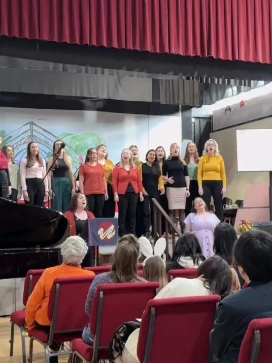 Two snippets of "His Eye Is On The Sparrow" from our Easter performance. Thanks to @johnorbits for sharing these with us! 🙏 

We love sharing this arrangement by our MD @carmceol (based on the iconic Tanya Blount &amp; Lauryn Hill version 