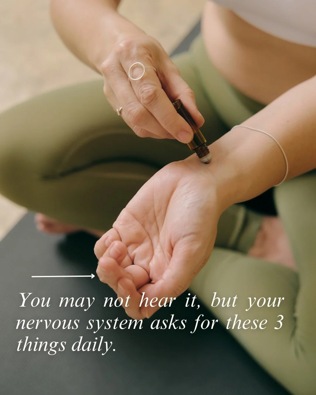 Your nervous system is working for you all day long and it needs regular support, not just occasional rest.

Small, consistent practices like slow breathing, gentle movement, and intentional pauses help the body feel safe, regulated, and supported. T