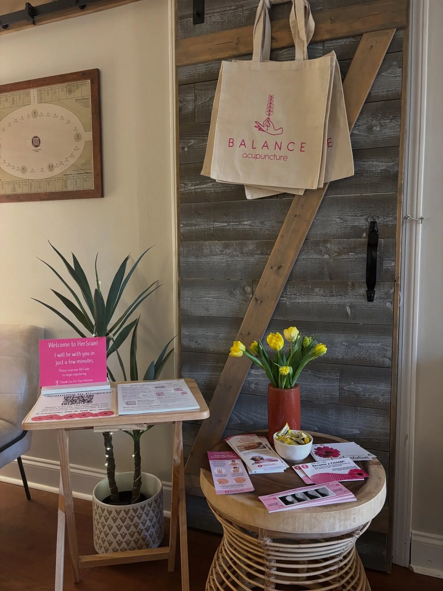 Early detection saves lives, and access matters💕We&rsquo;re honored to be hosting HerScan at Balance Acupuncture for upcoming breast health screening events:
✨ April 17 &amp; 18

HerScan brings ultrasound breast screening directly into the community
