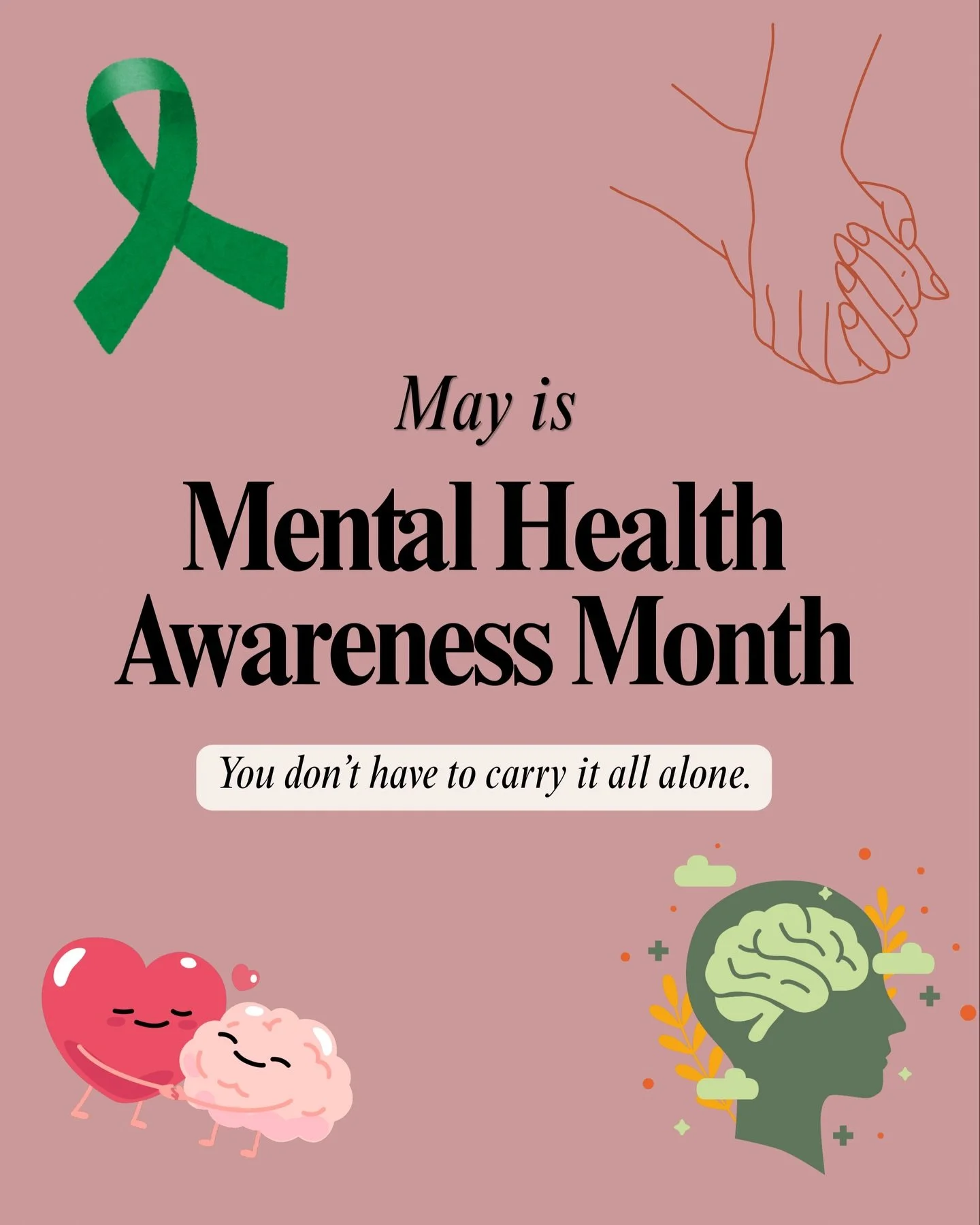 May is Mental Health Awareness Month 🤍 In a world that constantly asks you to do more, be more, and push through&hellip; your mental health deserves care, attention, and support.

At our clinic, we see mental health as more than a diagnosis&mdash;it