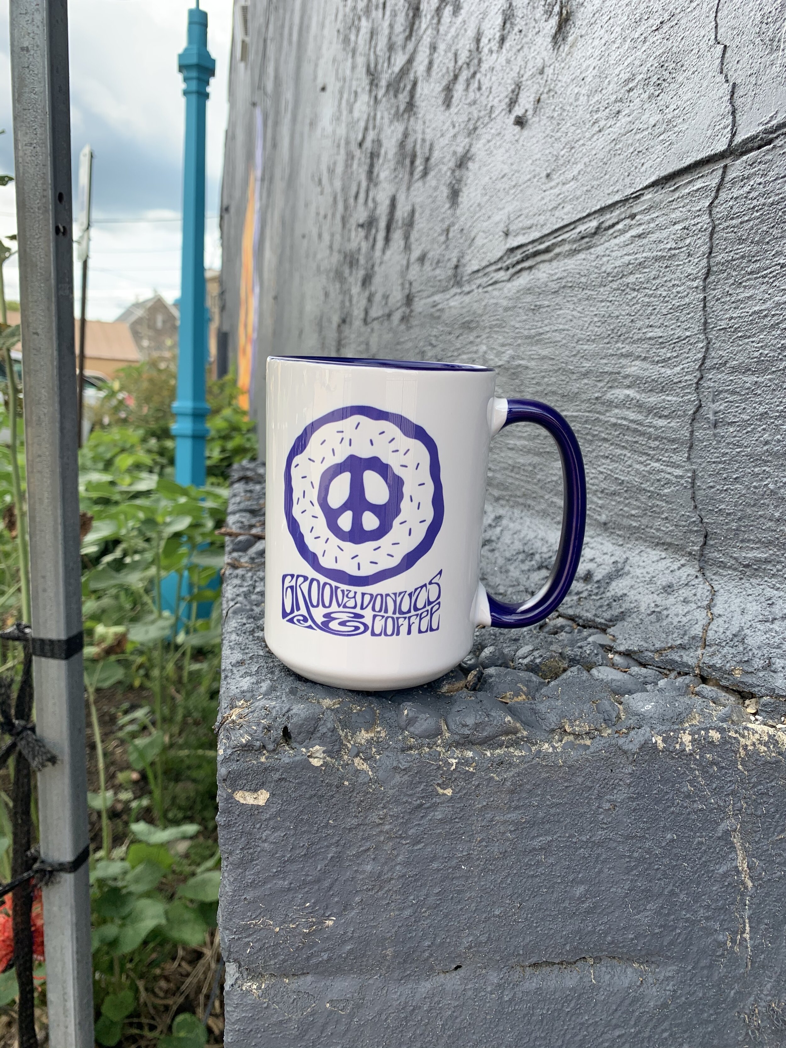 Peace Sign Donut Mug 15oz.jpeg
