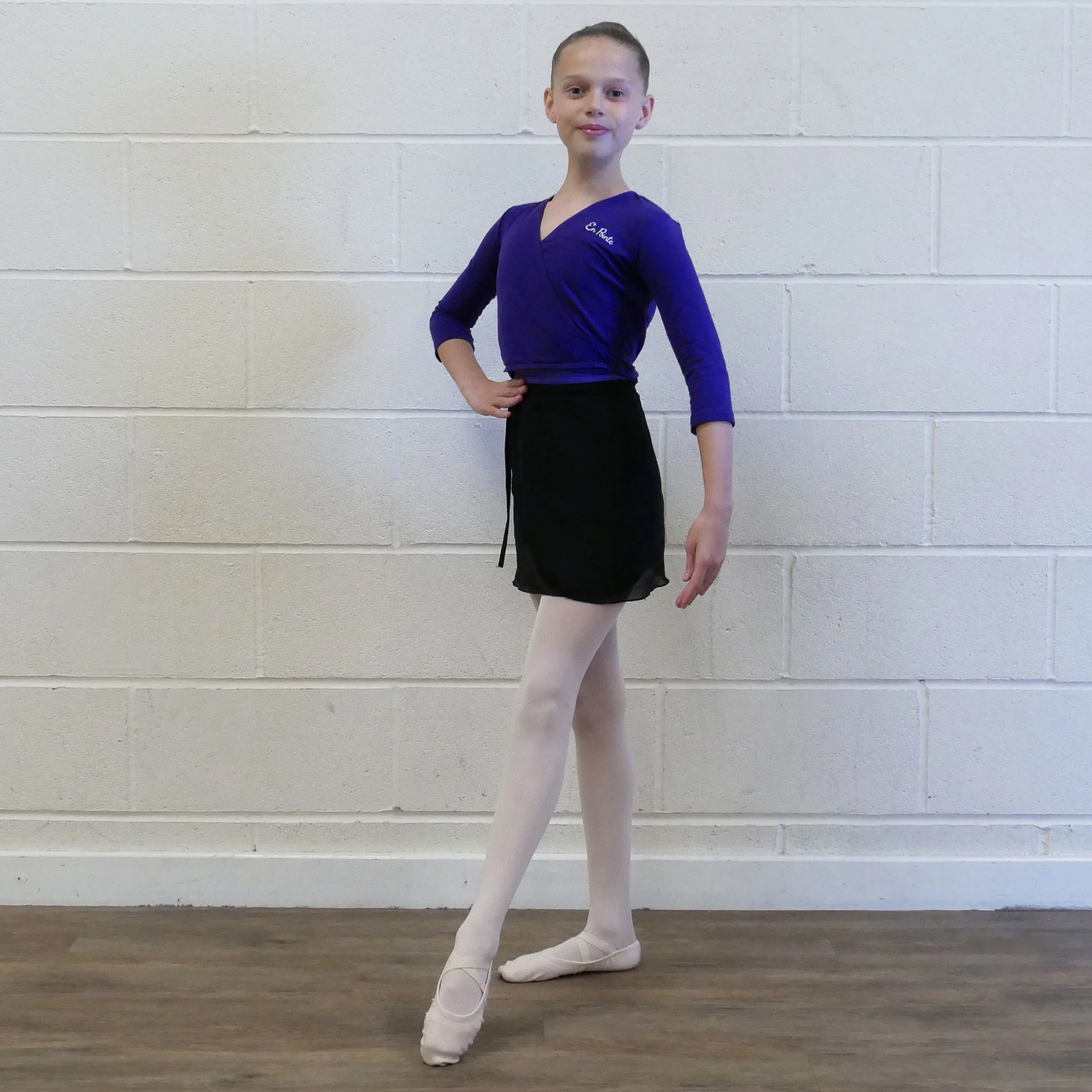 Purple Wrapover Cardigan (Grade 2-5)