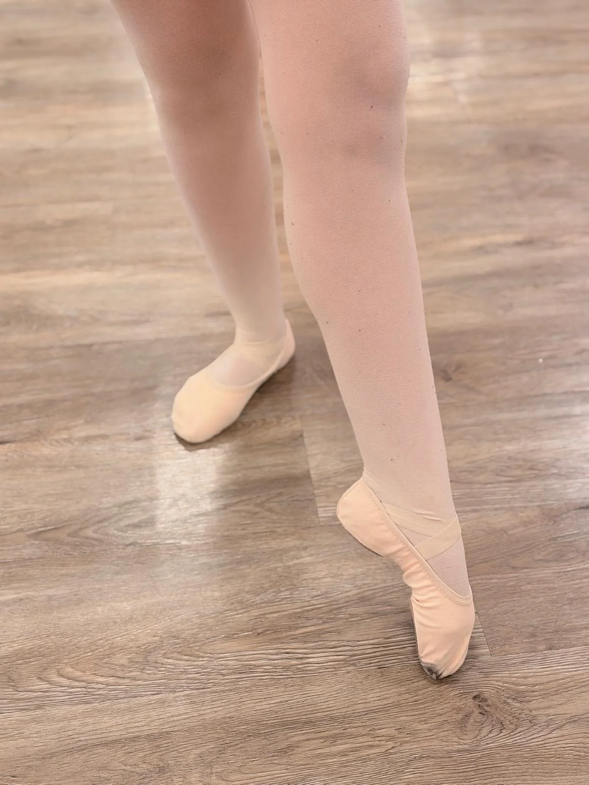 Ballet feet at en pointe york, with tights