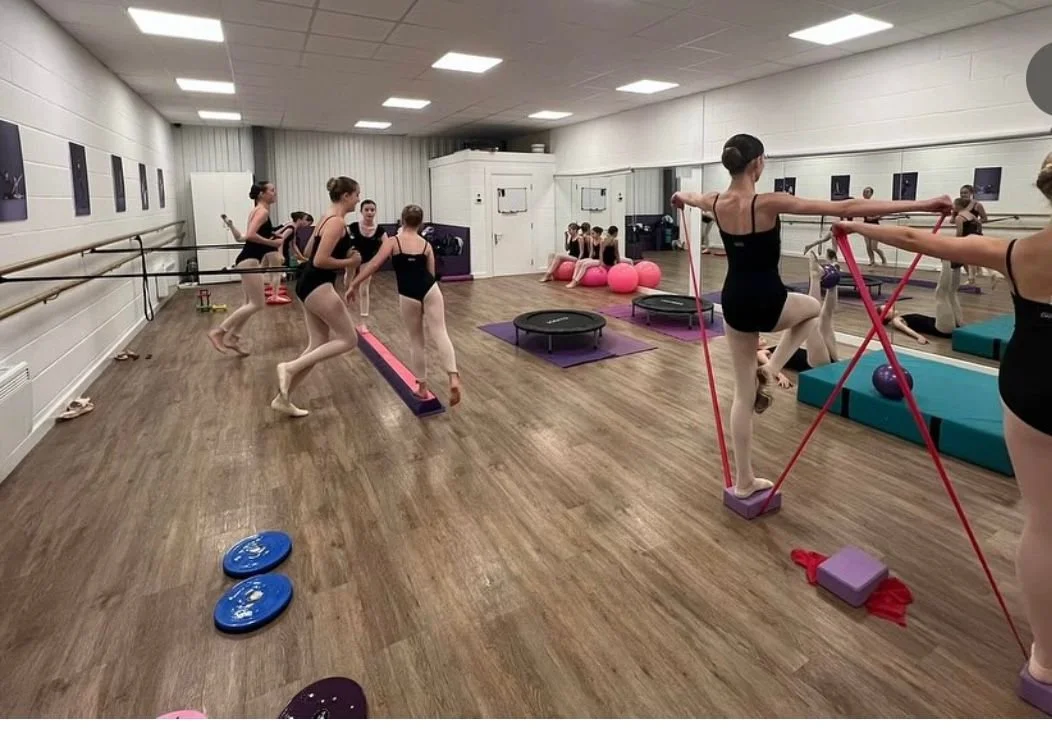 Children and dancers in a pre-vocational dance school york