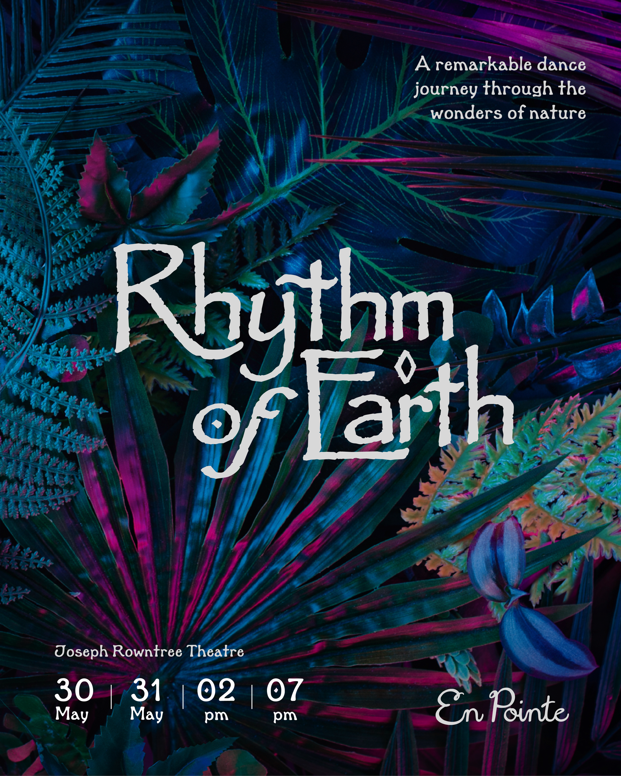Rhythm of Earth En Pointe York Dance perfomance poster