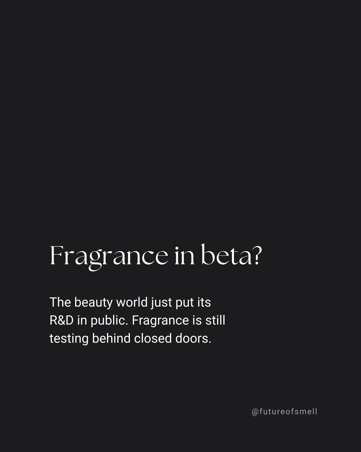 Most fragrance development happens in a sealed room. Internal reviews. Benchmarks. Focus groups. By the time real market signal arrives the bet is already placed.

Leaked Labs flipped that model for beauty. The question is whether fragrance can borro