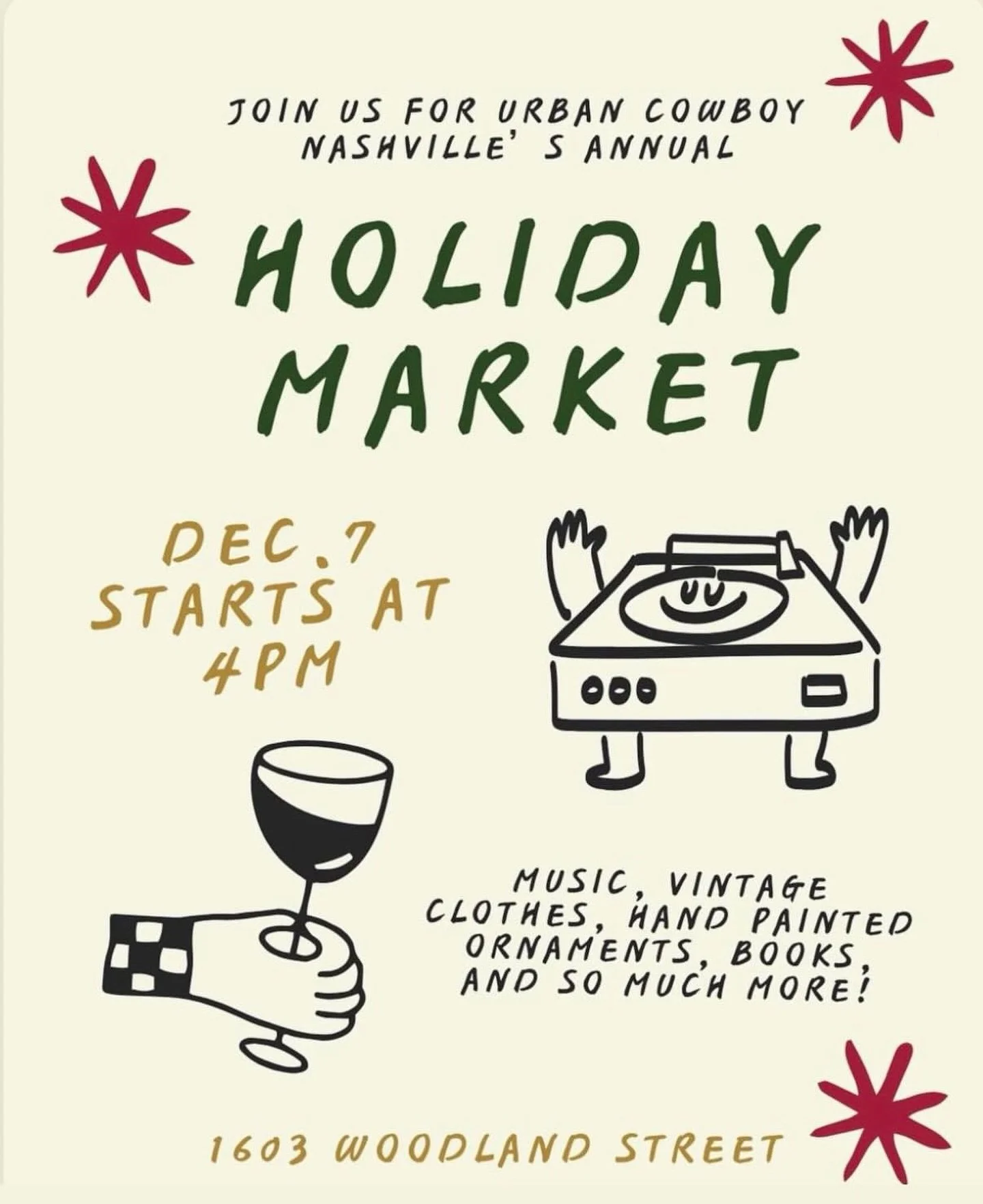 Giddy up! 🎄

I&rsquo;ll be popping up this Sunday, December 7th at @urbancowboy_nashville&rsquo;s holiday market from 4-10 p.m. with copies of The Compass available! 🧭

Perfect for your coffee table or stocking stuffers for any kind of traveler. Se