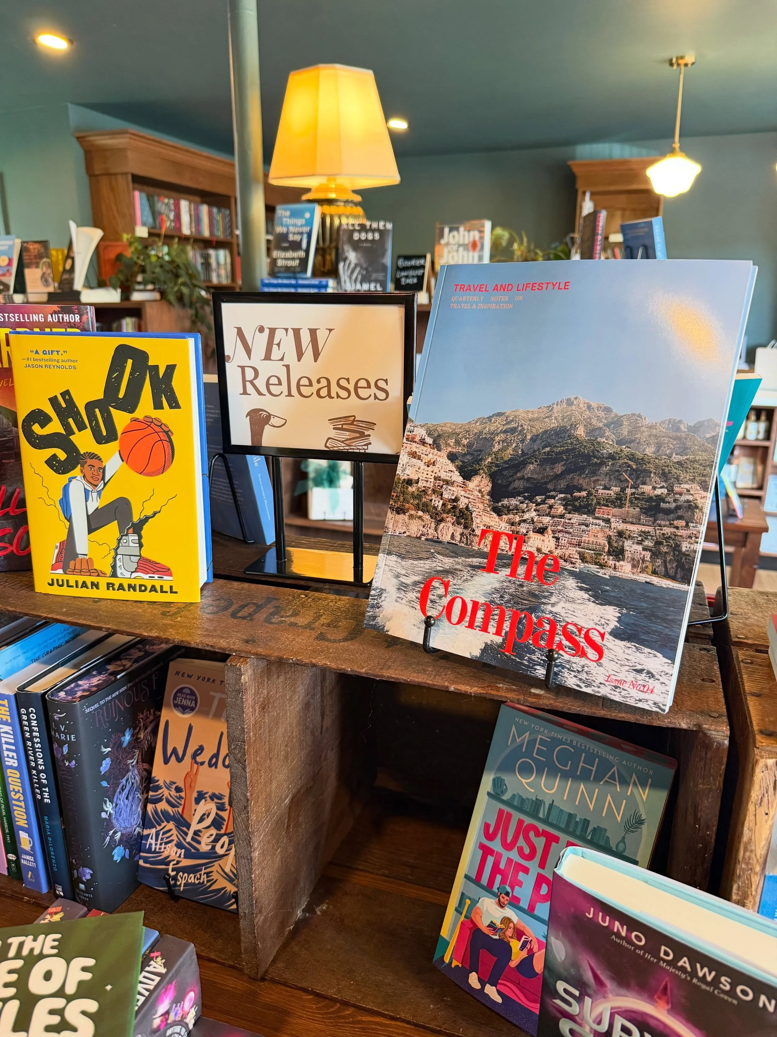 THEE place to get your books and now travel mags 🤭 The Compass is available at @duckbillbookshop now!